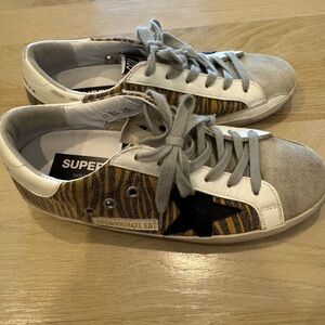 Golden Goose Women's Sneakers - White, Black, Gold